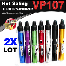 2 pcs/ lot Click N Vape Portable Smoke Torch Flame Lighter Mini Vaporizer smoking pipes for dry herb like electronic cigarette
