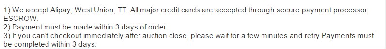 payment