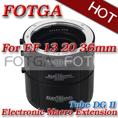 Macro Automatic Extension Tube Set DG for CANON EF EFS Lens 13mm 20mm 36mm