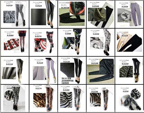 East Knitting FREE SHIP+Wholesale 5pc/lot SED-063 Shiny Metallic High Waist Black Stretch Leather Leggings/Tights/Pants S/M/L