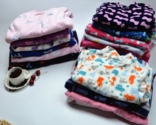 Child polar fleece fabric one piece sleepwear derlook romper spring and autumn of small male female child baby romper sleepwear