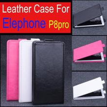 100pcs/lot for Elephone P8Pro Open PU Flip Leather case cover Good Quality for Elephone P8Pro Android Mobile cell phone