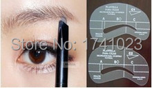 Eyeliner stencil human hair Eyebrow Stencil Mold guide shaper template permanent make up eye brow shaping