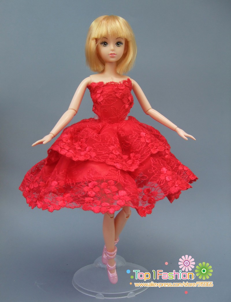 doll red dress