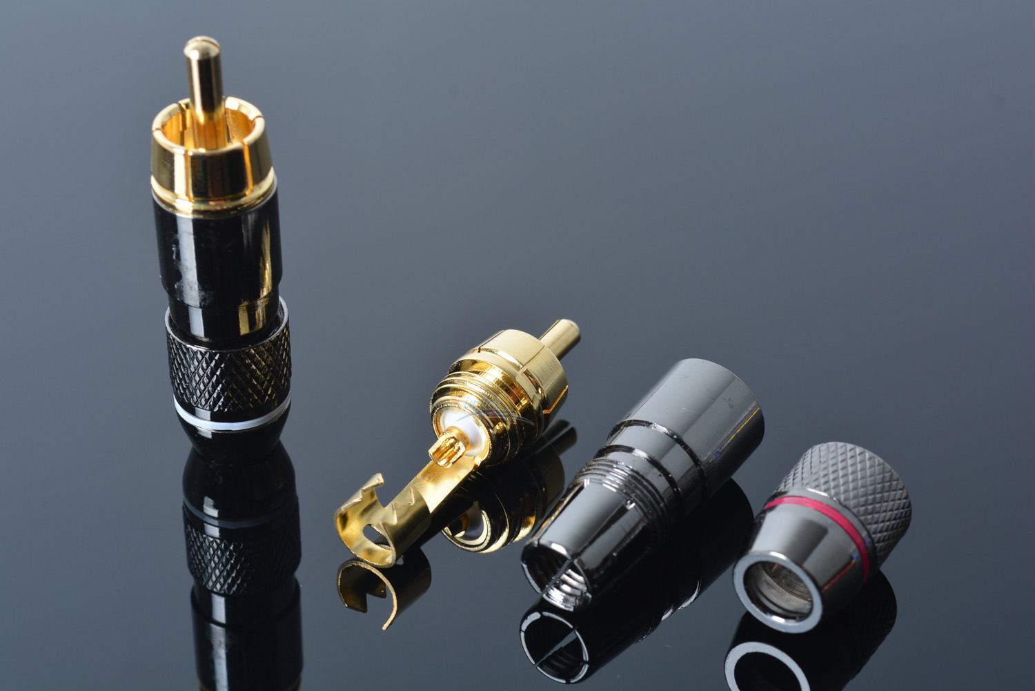 Купить 2шт rca разъем rca аудио разъем видео lotus головы av аудио rca ...