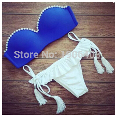 NEW 2015 Women Bandage Push-up Bikini Set Padded B...