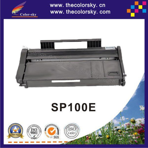 (CS-RSP100) toner laser cartridge for Ricoh Aficio SP100E SP100 SP 100E 100 407165 BK (2,000 pages) free shipping by Fedex