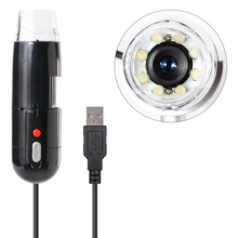 2.0MP 10X-200X USB Digital Microscope 8 LED Magnifier Video for Win/Mac OS TE129