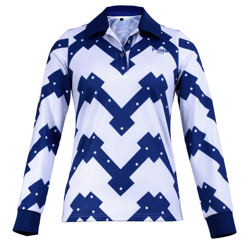 Top Quality PGM Womens Golf Clothing Korean Ladies Long sleeved Polo