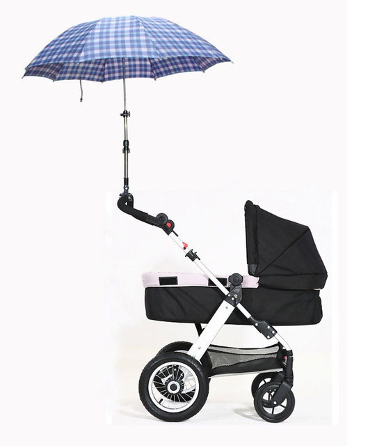 Umbrella Держатель для Ребенка Коляска Регулируемая Umbrella Кронштейн Для Велосипедов Коляска коляска коляска Аксессуары кронштейн нажатием