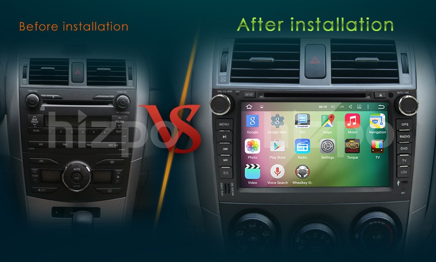 8" Android 5.1 OS CAR DVD Player for Toyota Corolla 2006-2011 GPS Nav Radio Stereo Bluetooth Wifi 3G Gift 8GB GPS Card and Map 8" Android 5.1 OS CAR DVD Player for Toyota Corolla 2006-2011 GPS Nav Radio Stereo Bluetooth Wifi 3G Gift 8GB GPS Card and Map