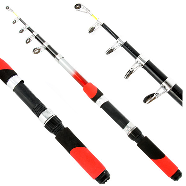 Feather Weigh Telescopic Fishing Rods Pole Fishing Bar For Outdoor Sports Fiberglass Poles For Sale
