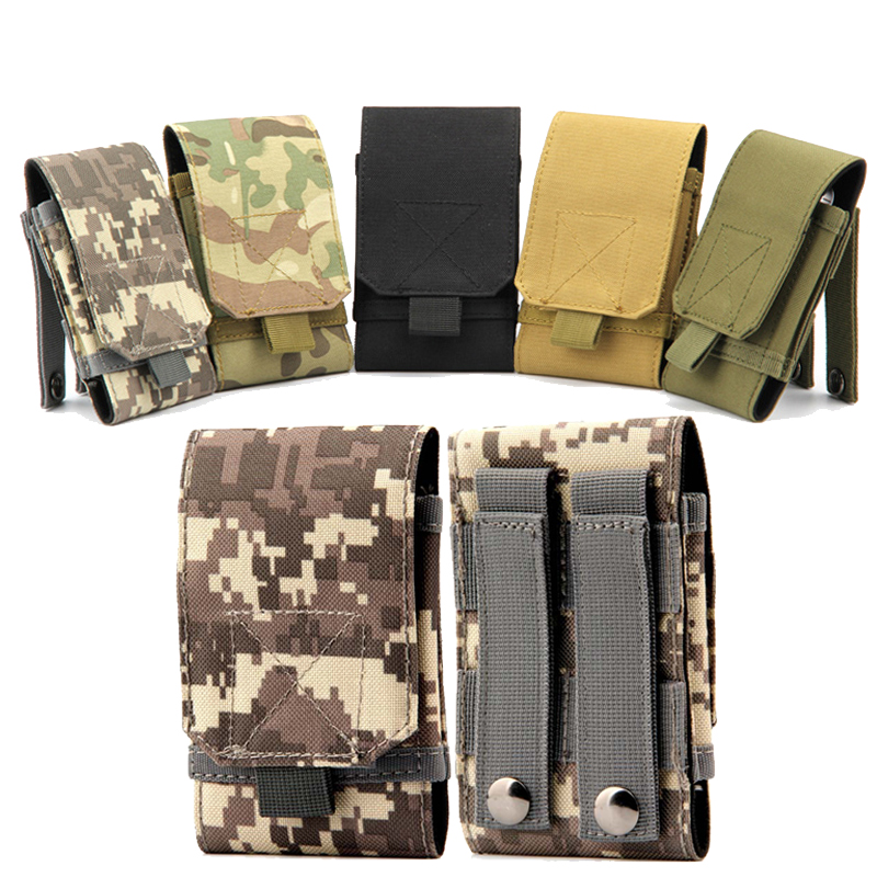 New Nylon Military Tactical Army Phone Pouch Case For iPhone 5 5s 6 6S 6 6