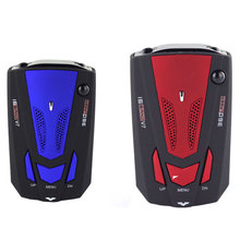 Anti Radar Radar Detector Laser Display LED 360 Grade Voice Detection Alerts (Red & Blue for Option )