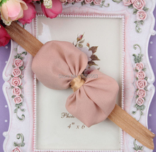 Cute Kids Baby Girls headband Toddler Infant Bowknot Headband Hair Bows Band accessories