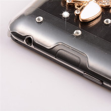 original Floral Rhinestone Case For lenovo A319 luxury Flower Mobile Phone Accessories diamond Crystal bling hard