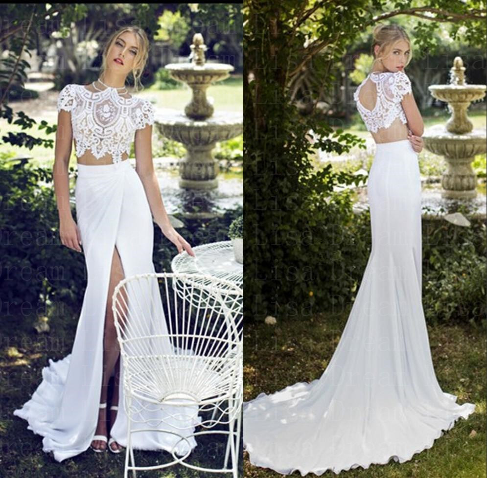 2 Piece Bridesmaid Dress - Ocodea.com