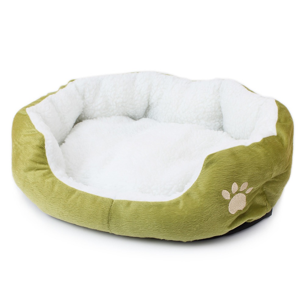2015 New Fashion Warm Soft Solid Dog House Kennel Warm Winter for Dog Cat Pet Bed Basket 3 Size Pet Bed
