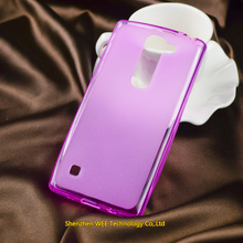 Pudding Soft Transparent Matte TPU Silicone Anti Skid Phone Cases For LG Spirit 4G LTE H420