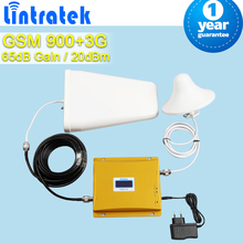 HOT SALE GSM 3G Cellular Signal Repeater GSM 900 3G UMTS 2100 Dual Band Cellphone Amplifier 900mhz 2100mhz 20dBm Mobile Boosters