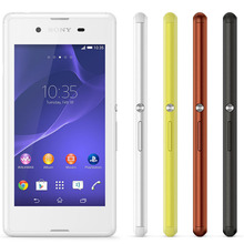 Unlocked Sony Xperia E3 D2203 Android 4.4 MSM8926 Quad Core Factory Cellphone RAM 1GB+ROM 4GB 3G WCDMA 4.5” inch Smartphone