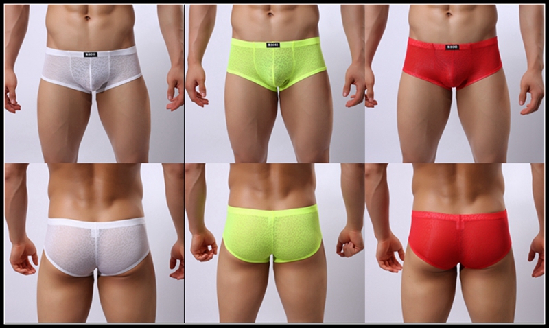 3pcs lot Male Panties Comfortable Breathable Calzoncillos Hombre Sexy Fashion Brand Trunk U Underwear Men Boxers