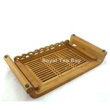 Bamboo Chinese Puer Gongfu Tea Table Serving Tray 16 8 TP060 For 3 5 People Pu