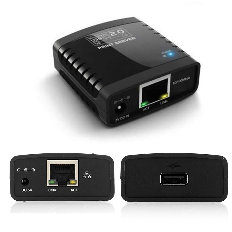 Купить новый сервер печати lrp usb 2.0 разделяют lan сети usb ethernet ...