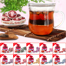 Big Promotion 10 Kinds Flavor 50 sackets Pu er Pu’erh Tea Mini Yunnan Puer Sacket Tea Chinese Tea with Ethnic Gift Bag El te