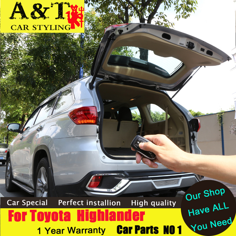 A&T car styling For Toyota Highlander power tailgate new Highlander special modified car trunk electric tailgate Automatic trunk