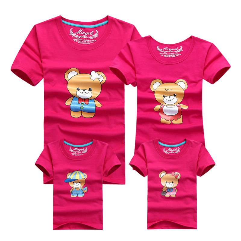 1psc Mother Son Daughter font b Outfits b font 2016 New Spring Summer font b Family