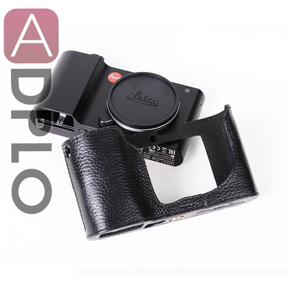 Hand-made Black Leather Half Camera Case Bag Cover Protector Suit For Leica T (Typ701) Cattle Leather Accessories Part