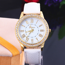 2015 Geneva watch exclusive new authentic gold diamond belt Roman literally women dress big love
