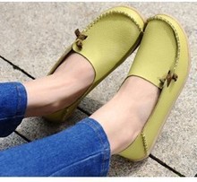 new arrive flats women shoes four seasons 2014 shoes women flat heel cow muscle outsole fashion flat women genuine leather shoes