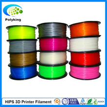 Wholesale 3D Printer Filament HIPS 1.75mm/3mm 1kg Consumables Material For MakerBot/RepRap/UP/Mendel/Ultimaker/Makergear