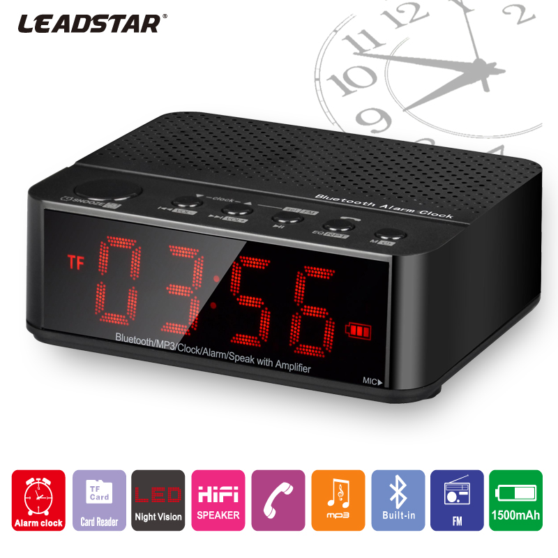 The Multifunctional Bluetooth Speaker Mini Portable Wireless Amplifier FM Radio LED Alarm Clock Wireless For Mobile Phone The Multifunctional Bluetooth Speaker Mini Portable Wireless Amplifier FM Radio LED Alarm Clock Wireless For Mobile Phone