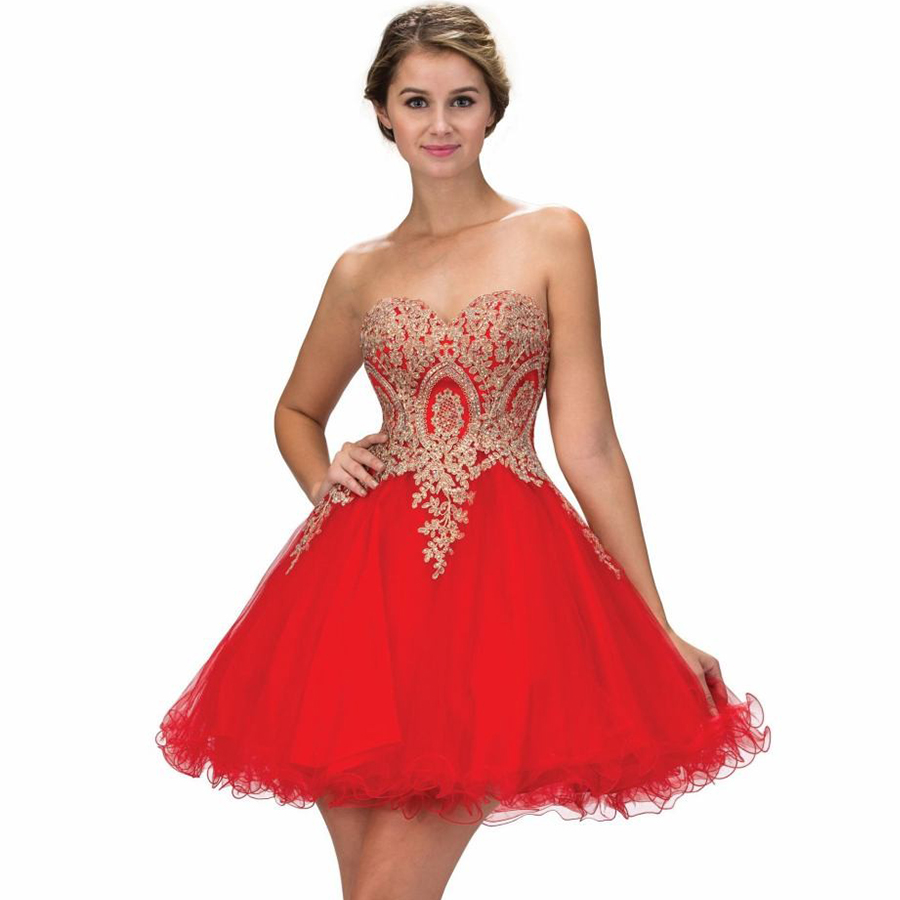 Red Cocktail Dresses for Teens