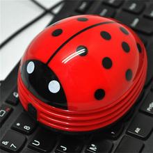 Mini Portable Keyboard Cleaner Robot Desktop Computer Clean Tool Dust Collector Electric Battery Operated Kawaii Beetle Cleaner