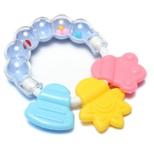 1Pcs Lovely Baby Bell Toy Product Cute Teeth Training Molar Safety Teether  For Kids Chewing Practicing