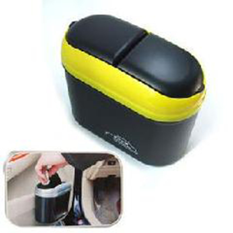 Car Trash Bin Car Auto Trash Dustbin Litter Garbage Can Container Case