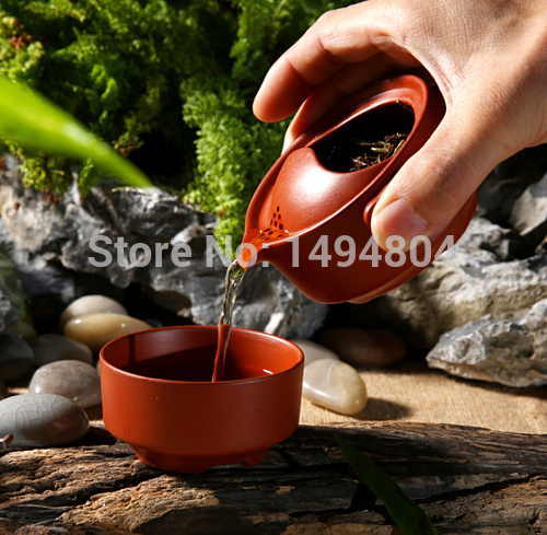 Yixing Teapot Chinese Teapot Drinkware Quik Cup Easy Bubble Purple Clay Travel Tea pot Cup Bowl