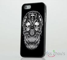 Skull Skeleton Tattoo Art Sketch back skins mobile cellphone cases for iphone 4/4s 5/5s 5c SE 6/6s plus ipod touch 4/5/6