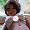 FREE SHIPPING new 140cm deep skin color silicone anal vagina oral sex doll for man with
