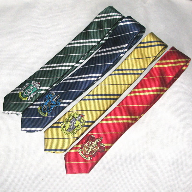 Harry-Potter-Neck-Tie-with-Label-Gryffindor-Hufflepuff-Slytherin-Ravenclaw-Cosplay-Costume-Gift(5)