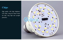 LED lamp E27 3W 5W 7W 9W 10W 12W 15W 18W SMD5730 Light Led Bulb 220V