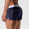 Men Swimwear Swimming Trunks Men Zipper Pocket Swimsuit Men Swim Trunks Bathing Suit Maillot De Bain
