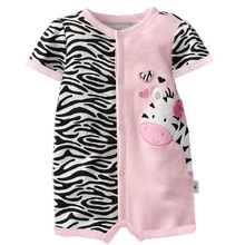 3m-24m, High Quality 100% Cotton Branded Ropa Bebe Newborn Baby Girl Clothing Clothes Romper Creeper Jumpsuit Baby Romper Summer