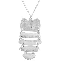 1PC Fashion Jewelry Retro Owl Pendant Necklace Women Gift Silver Tone 63 4cm