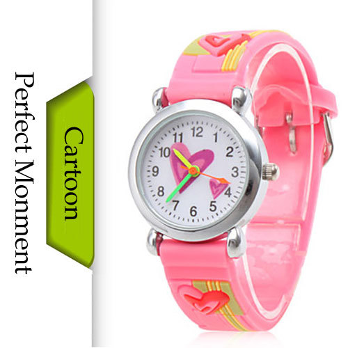 New 2015 Children Cartoon Watches Fashion Waterproof Silicone Child Watch Quartz Kids Wrist Wristwatches