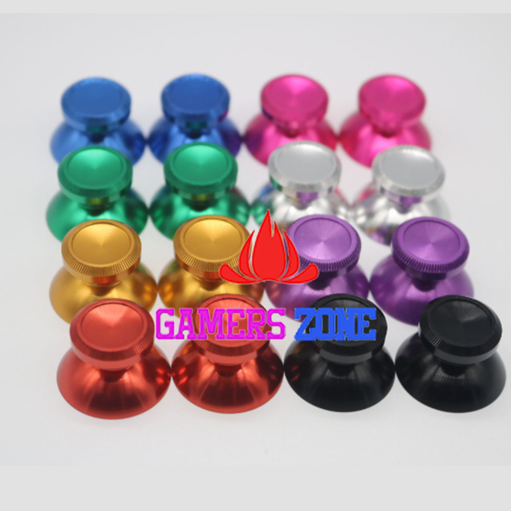 8pairs for xbox one  Aluminum Alloy Metallic Metal Analog Thumbstick for PS4 Dualshock 4 Mix colors